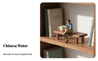 1/64 Scale People Figure Collectible Item 1:64 Scale People Figure High Detail Hand-Painted Resin Figurine for Hobbyists, Dioramas, Sand Tables