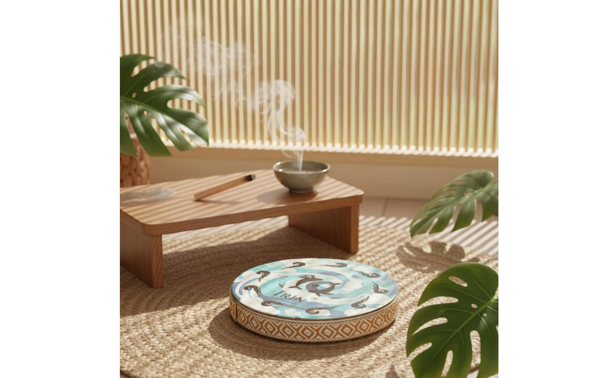 Wooden Ocean Drum - Portable Wave-Sound Drum for Meditation and Practice