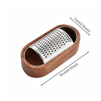 Wooden Cheese Grater uncoveredEnded Shredding Tool Rust-Resistant