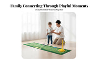 Parent-Child Interactive Kids Golf Set Develops Hand-Eye Coordination Children's Golf Playset Skill-Building for Preschoolers, Toddlers