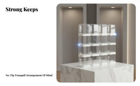 Display Box Stackable Interlocking Build Dustproof for Wall Setup