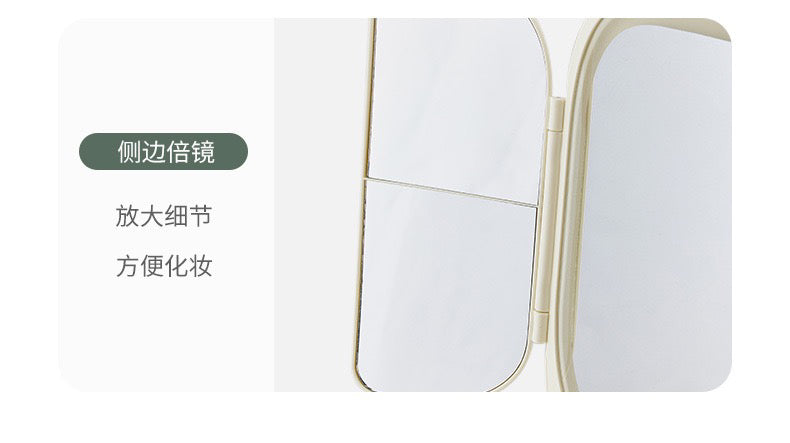 凯蒂猫灯光化妆镜可爱送闺蜜女朋友精致实用生日礼物520礼物 粉色镜子2a送礼款
