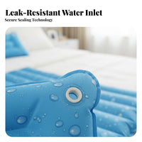 Water-Filled Cooling Mattress No Electricity Needed Water Cooling Mattress Pad Energy Saving Portable Bed Chiller for Hot Sleepers, Couples, Dorm Room