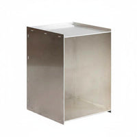 With casters 2-Tier Rolling Trolley Multi-Functional 2-Tier Rolling Stand Space-Saving End Table adaptable Use for Apartment Dwellers, Office Workers, Living Room, Small Spaces, Bedroom, Bathroom