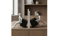 Abstract Figure Bookends Stable Human Figure Bookends Non-Slip Book Ends