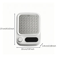 Nail Dust Collector Portable Manicure Vacuum Cleaner Nail Dust Extractor Compact Tabletop for Manicurists, Home Salons