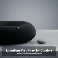 Pressure Relief Massage Table Face Cradle Breathable Material Memory Foam Massage Headrest Washable Cover Memory Foam Donut Pillow Lightweight & Portable for Post Surgery Patients, Napping