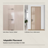 Transparent Height Measurement Wall Sticker, Removable Kids Growth Chart, No Wall Damage