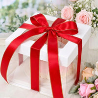 22 mm x 5 m Satin Ribbon Decorative Easter Gift Wrapping Ribbon Elegant for Cake Decoration, Flower Arrangement, Wedding, Party Decor, DIY Crafts, Birthday, Christmas