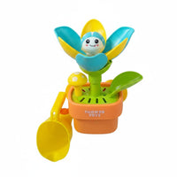 Shower Play Bath Flower Pot Toy Easy to Clean Rotating Flower Toy Educational for Bathroom