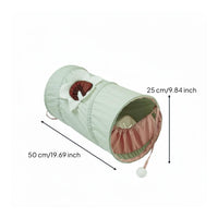 Collapsible Foldable Spiral Tunnel Easy Storage Spiral Feline Tunnel Portable Feline Tube Toy Interactive for Cats, Indoor, Playtime