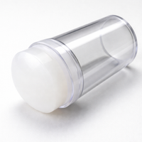 French Manicure Stamper with Cap and Plate Transfer for Nail Design and Technicians, Professional Kit