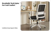 Adjustable Height Ergonomic Highspine support Chair Support Computer Seat 360-Degree pivot Office Furniture Reclining spinerest for Remote Workers, Students, Adults, Study Room, Workstation, Gaming Setup