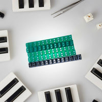 High Elasticity Electronic Piano Key Contact Long-Lasting Silicone Key Sensor Pad Polished Surface Musical Instrument Part Easy to Install for DIY Repairers, Musicians