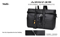 Dry Wet Separated Duffel Bag Large Capacity Business Travel Tote Water Sports Gym Bag for Journeyers, Women, Weekend Trips, Airport, Outdoor