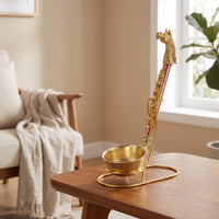 Antique-Inspired Horse Head Ladle Sculptural Ladle with Stand Sturdy Serving Spoon Heavy-Duty for Collectors, Dessert Corner