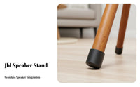 Shock-Absorbing Floor Speaker Stand Anti-Vibration Wooden Speaker Floor Stand High Load-Bearing Wooden Audio Mount Heavy Duty