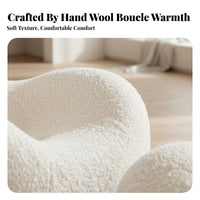 machine-cleanable Cover Barrel Chair Hugging Design Upholstered Barrel Armchair scuff Resistant Single Sofa Soft Upholstery for Pet Owners, Apartment Dwellers, property owners, Living Room, perusing corner, Bedroom, Home Office