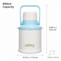 Insulated Water Bottle, Metal Water Bottle with Handle, Leakproof 316 Stainless Steel for Outdoor Sports, Camping
