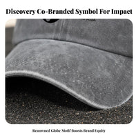Washed Baseball Cap Universal Design Dad Hat Sun Protection Vintage Design Cap for Photographers, Wanderers, Outdoor, Travel, Summer