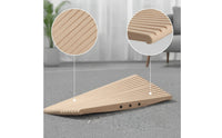Solid Wood Wooden Balance Board Ridged Balance Board with Ridges Sturdy Long-Lasting for Fitness Enthusiasts