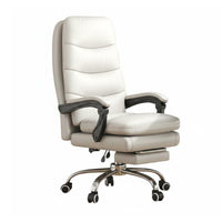 Ergonomic Design High-Back Recliner with Footrest Support Reclining Chair with Footrest Adjustable Height Swivel Seat Padded Armrests for Students, Executives, Gamers, Dorm Room, Workplace, Gaming, Relaxing