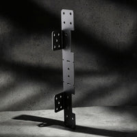 10 Pieces Reversible Adjustable Stair Stringer Hanger Connector Heavy-Duty Stair Stringer Hanger Anti-Rust Brackets Easy Installation for Builders, Decks