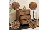 Wooden Cosmetic Storage Cabinet Countertop Makeup Organizer with Drawers Sleek Makeup Storage Cabinet Minimalist for Dressing Table