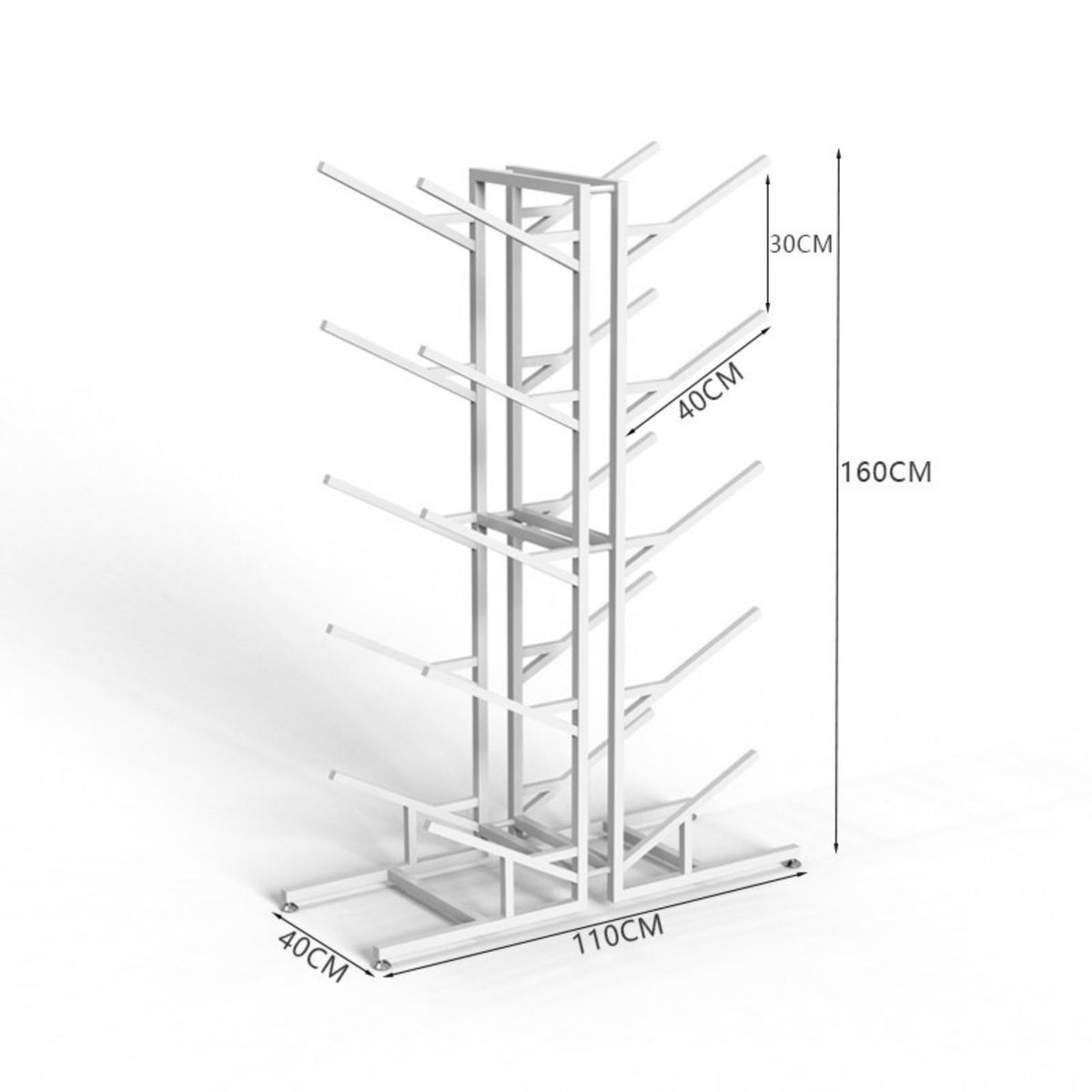 Space-Saving Balance Ball Storage Rack Large Capacity Half Balance Ball Storage Rack Sturdy Metal Frame Multi-Tier Equipment Stand Heavy-Duty for Mind-Body Studio Owners, Personal Trainers, Fitness Center