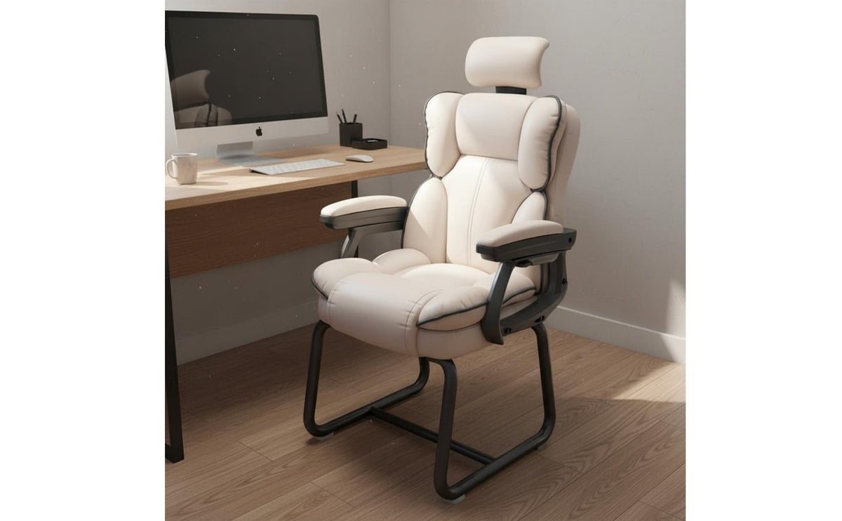 Thick Padded Cushion High Back Reclining Gaming Chair Support Ergonomic Recliner Chair Footrest Supports up to 300 Lbs Office Furniture for Gamers, Students, Dorm Room, Study