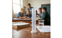 Three-Hole Pressure Cylinder Clear Demonstration Spouting Cylinder Liquid Pressure Demonstrator for Students, Classroom, Home Schooling