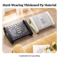 beneath-desk Foot swing Non-Slip Footrest Rocking Motion Massaging Surface for Living Room