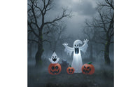 Inflatable Ghosts and Pumpkins Spooky Halloween Inflatable with Lights Halloween Inflatable Decoration LED-Led and Lights
