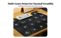 Portable Chinese traditional performance Percussion Machine Multiple Sounds Digital Drum Pad Earphall-in-one Output Electronic Musical Instrument expressive-sensitiveSensitive for children, Drummers, Rehearsals
