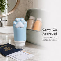 Silicone Travel Bottles for Lotion, Shampoo, and Cosmetics - Leak-Proof & Portable