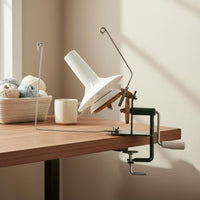 Stable Clamp Mount Large Capacity Yarn Winder Tangle-Tangle-Preventing Winding Hand Crank Yarn Winder Long-Lasting