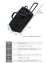 Foldable Wheeled Sports Equipment Bag with Trolley Handle