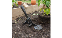 Multi-Functional Corn Stalk Remover Heavy Duty Manual Root Remover Adjustable Jaw Lever Action Stalk Puller High-Carbon Steel for Farmers, Gardeners, Farm, Garden