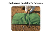 Abrasion-Resistant Climbing Rope Protection Mat Portable Canvas Rope Border Guard Double-Layer Design for Climbers, Mountaineers, Caving