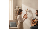 Guitar Wall Mount No-Tools Guitar Wall Hanger Scratch Resistant Holder for Music Studio
