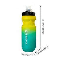 650 Ml Capacity Leakproof Press Bottle Lightweight Bike Press Bottle Food Grade for Cyclists, Mountain Bikers, Training