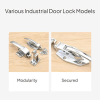 Commercial Oven Door Lock Freezer Handle Zinc Alloy Latch