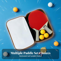 Beginner Table Racket Sport Rackets Sturdy Construction Table Racket Sport Paddle Set Racket Sport Pong Racket Kit Ergonomic