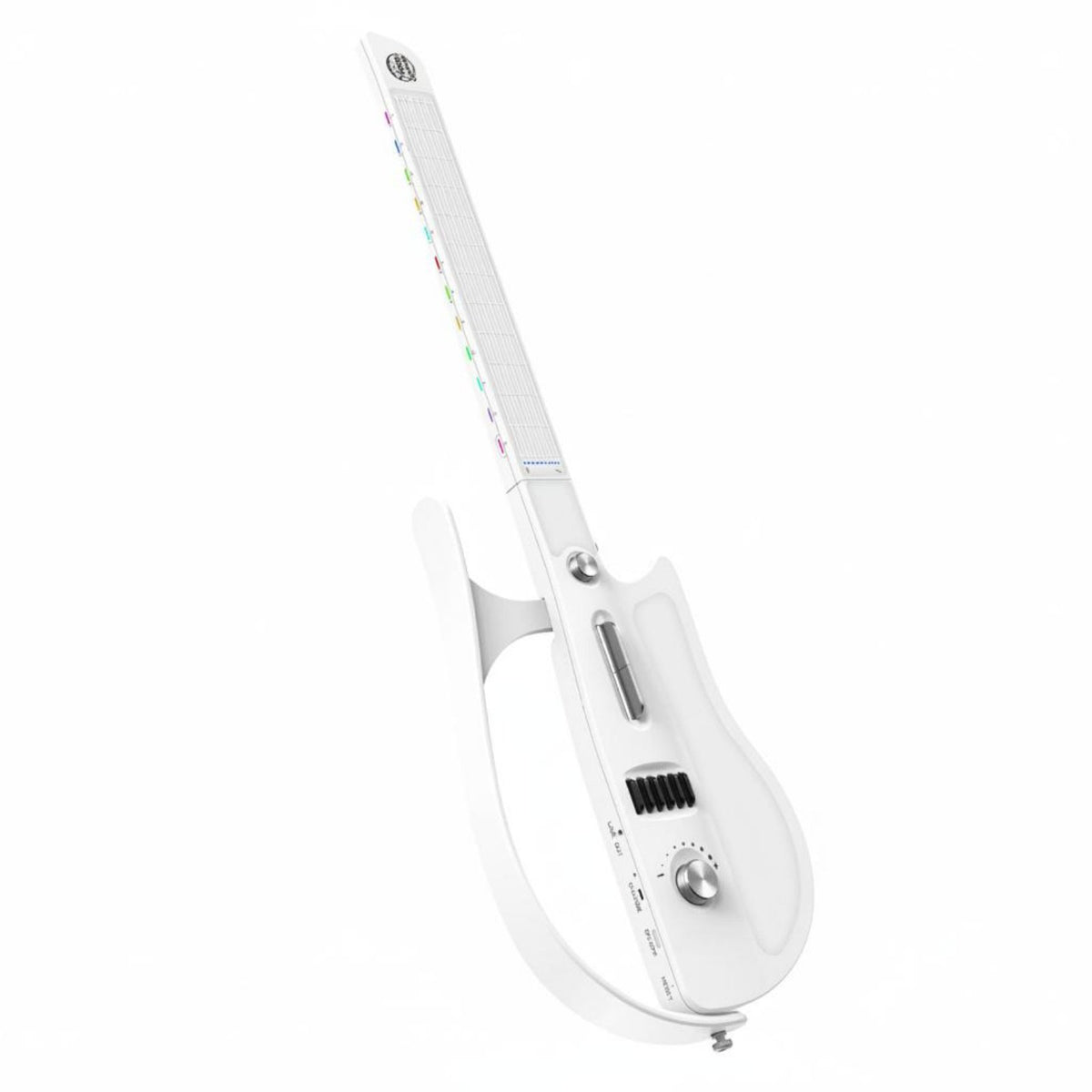 Easy to Learn Stringless Smart Guitar Built-in Speaker App-Controlled Practice Guitar for Beginners, Kids