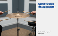AB-Traditional Drum Cymbal Set, Water Cymbal, Shatter Cymbal, Effect Cymbal for Jazz Drum Kit