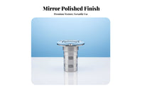 Watercraft Petrol Filler Cap Boat Water Container Inlet Stainless Steel Deck Fill Rust Resistant for Yacht Owners, RV, RVs