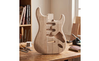 Unfinished Guitar Body Pre-Cut ST Guitar Made-to-Order Body Part for Luthier, Instrumentalists