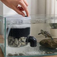 Turtle Tank Low Water Level Internal Filter for Small Aquariums