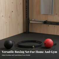 Improves Reaction & Speed Boxing Reflex Ball All Skill Levels Head-Mounted Rebound Ball Long-Lasting for Boxers, Beginners, Workout