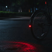 2 Pieces Bike Mudguard Pair with Rear Light Easy to Install Fenders Aerodynamic Mudguards for Cyclists, Wet-Weather Riding, Commuting